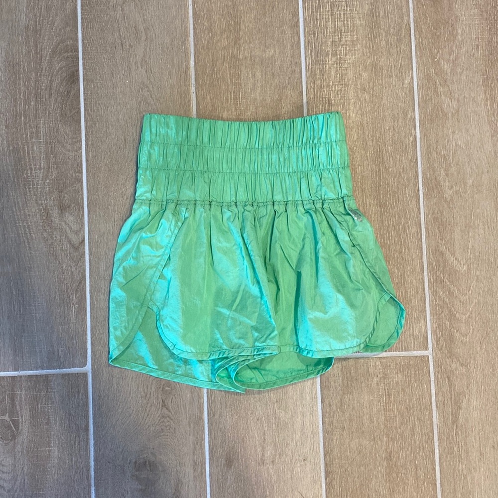 Green Free People Movement Shorts XS